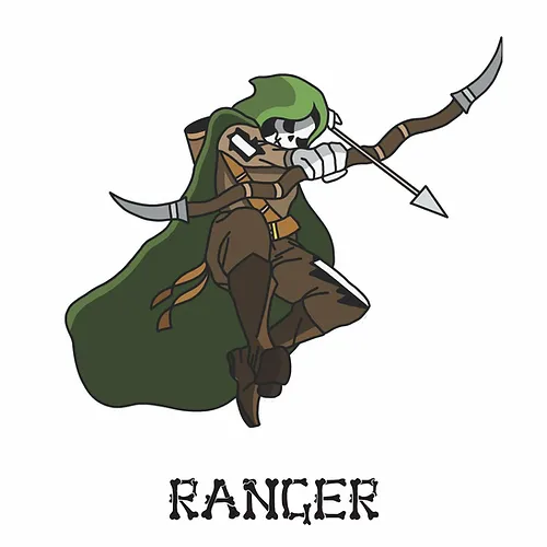 Skele-Pin Adventurer Ranger